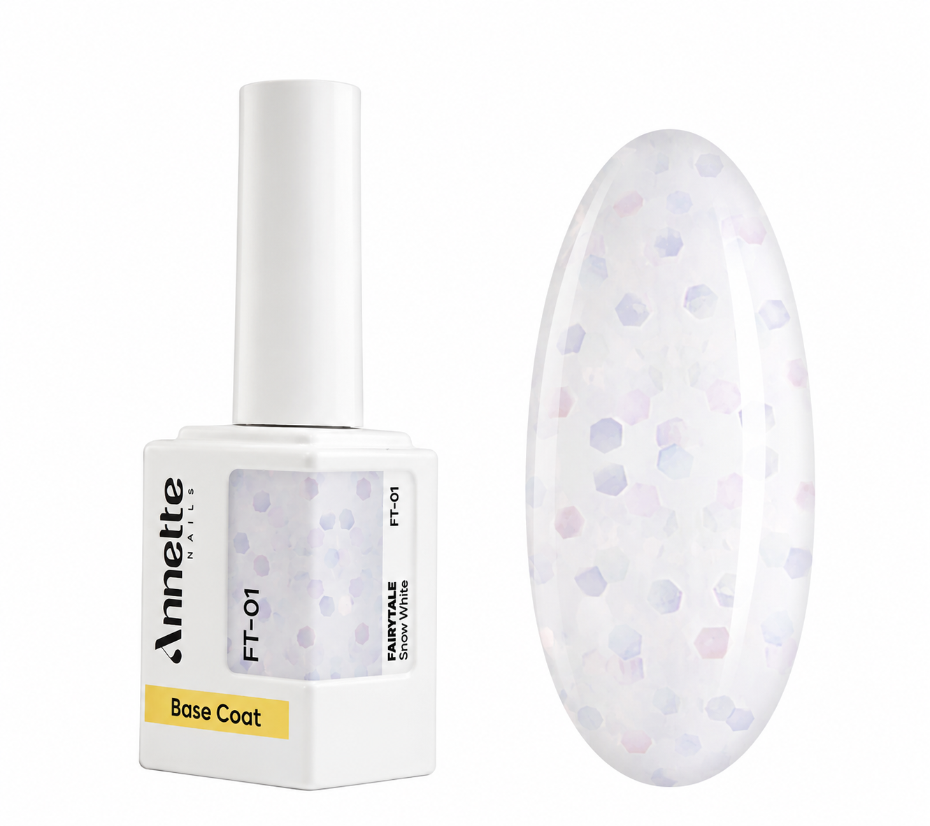 Rubber Base Annette Nails FairyTale Snow White FT-01 15ml