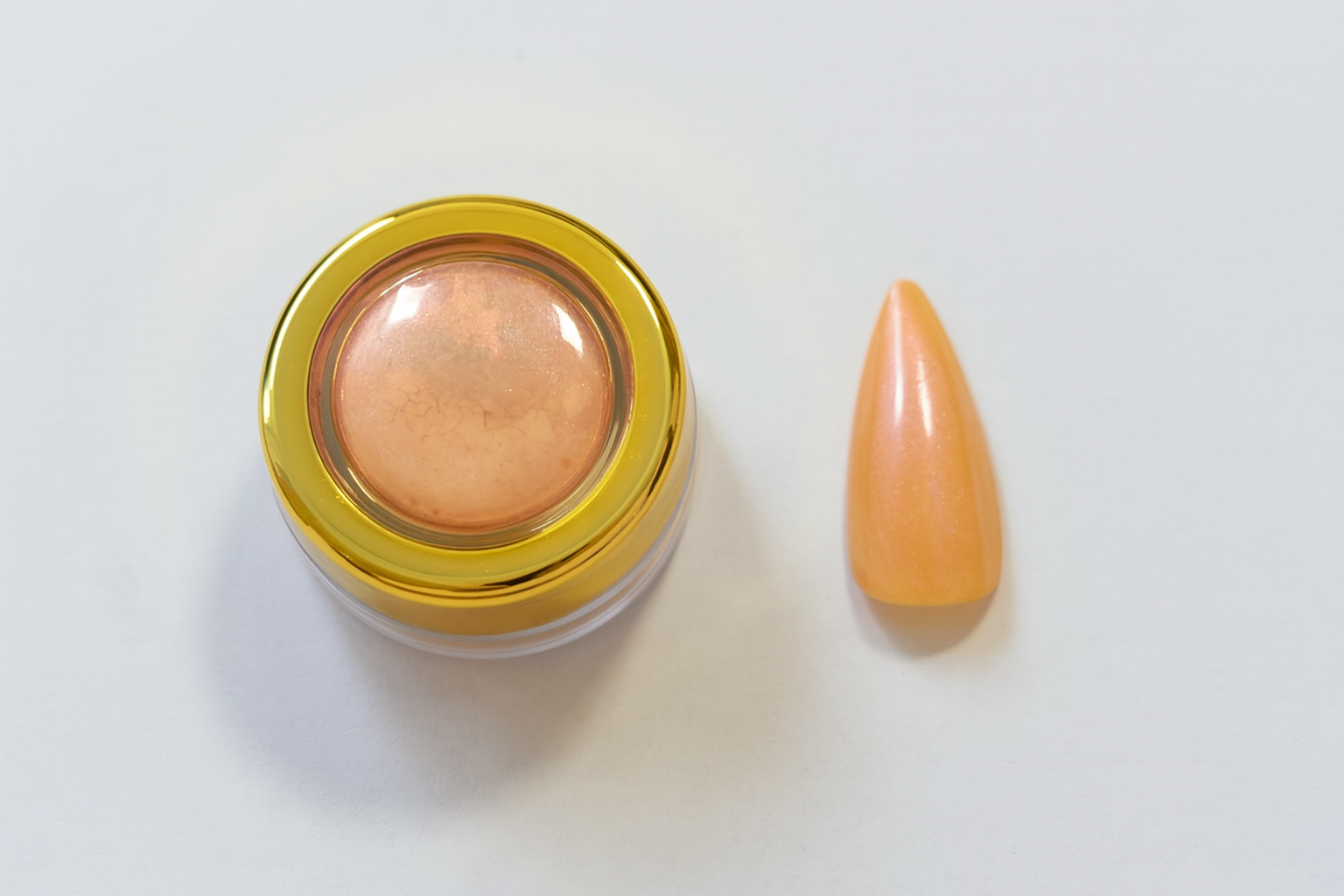 Pigment Unghii Nailsup Efect Satinat Portocaliu