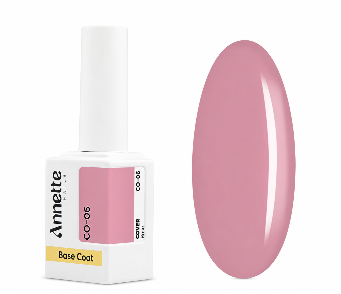 Rubber Base Annette Nails Cover Rose CO-06 15 ml