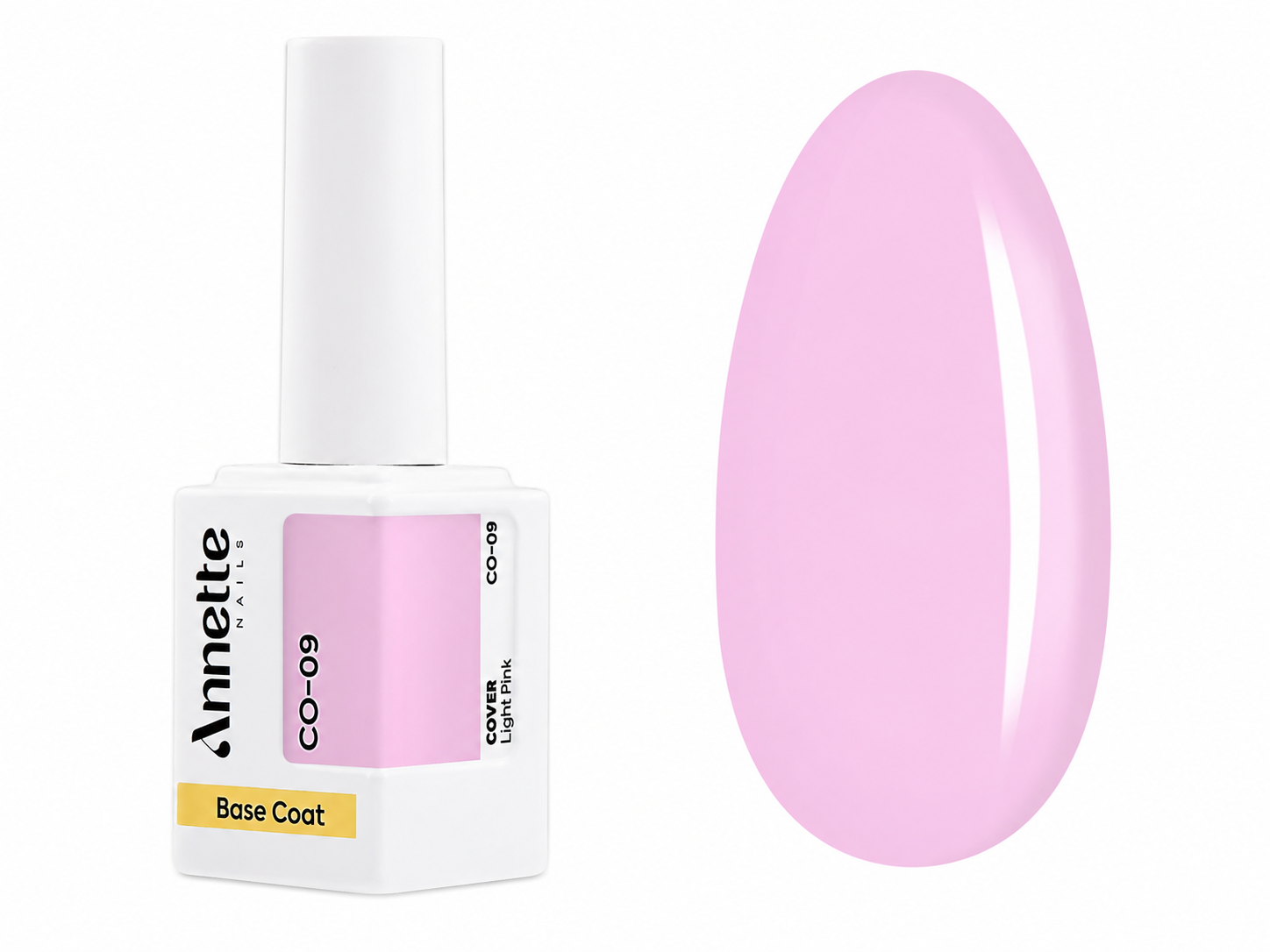 Rubber Base Annette Nails Cover Light Pink CO-09