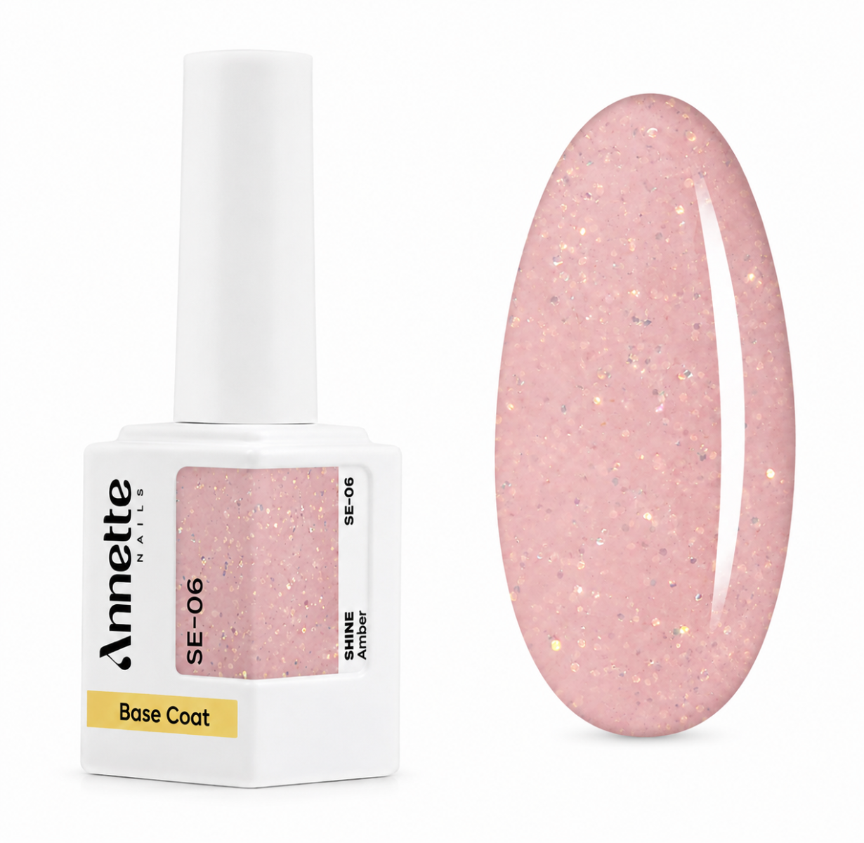 Rubber Base Annette Nails Shine Amber SE-06 12 ml