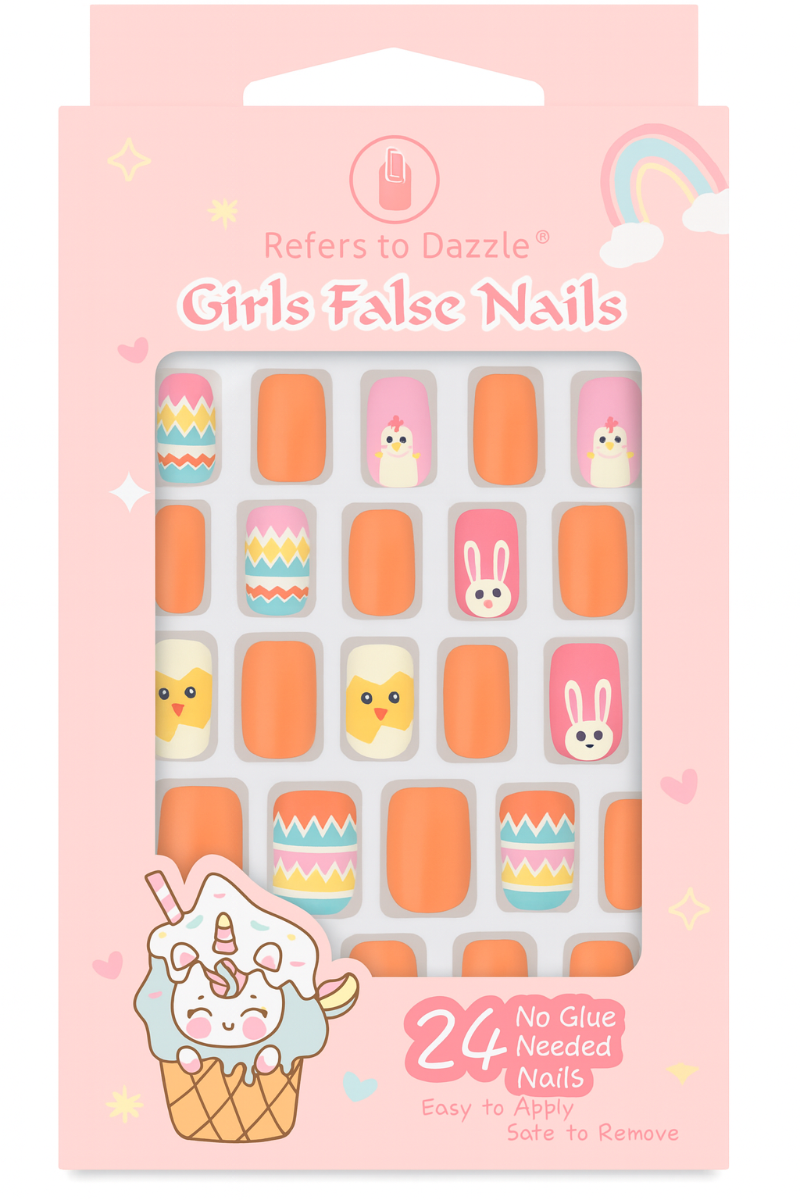 Set 24 Unghii False Press On Easter CM86