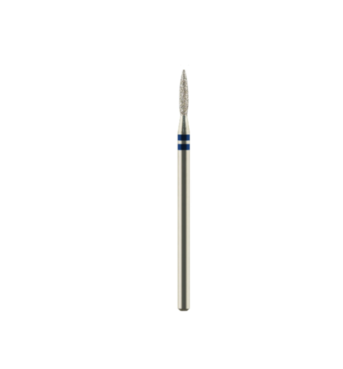 Capat de freza NailsUp Flacara cuticule Blue 2.1mm Diamond Cut