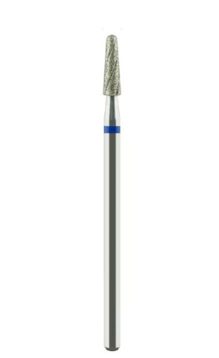 Capat de freza NailsUp Long Conical Under Refill Blue 2.3mm Cooling Bit