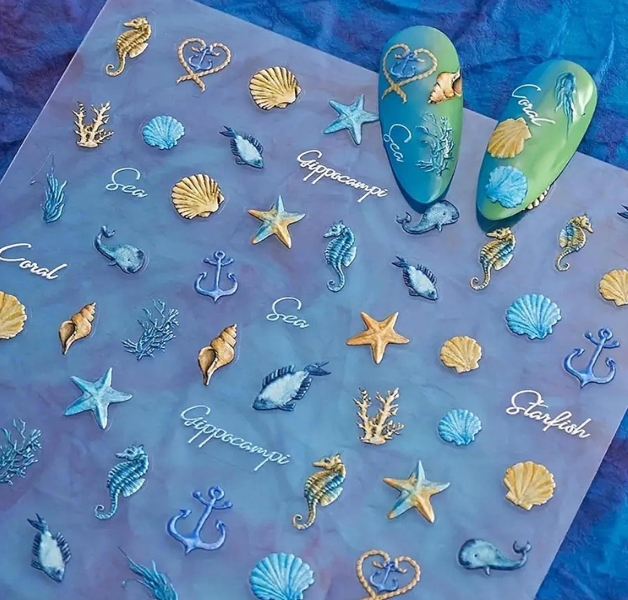 Stickere Unghii Ocean Vibes