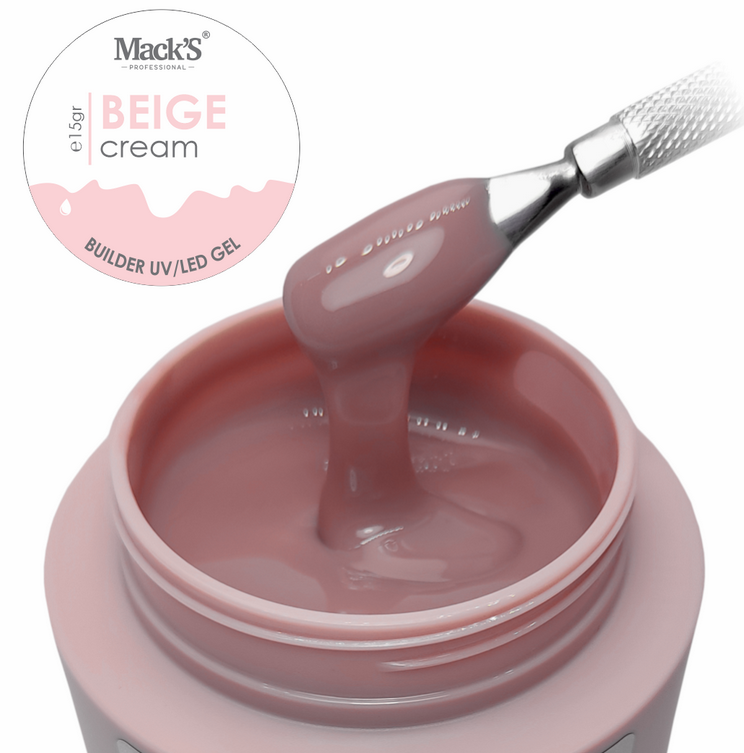 Gel UV Beige Cream Nr.2,Premium Builder Gel 15g
