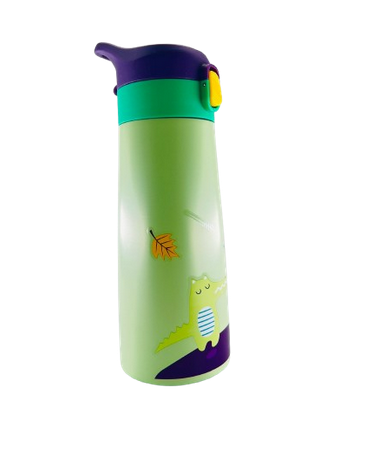 Termos cu pai, Antiscurgere, Mentine lichidul cald/rece, 350 ml, Multicolor,      MIX13574