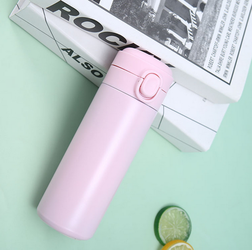 Termos Universal, Otel Inoxidabil, Roz, 350 ml,MIX14996