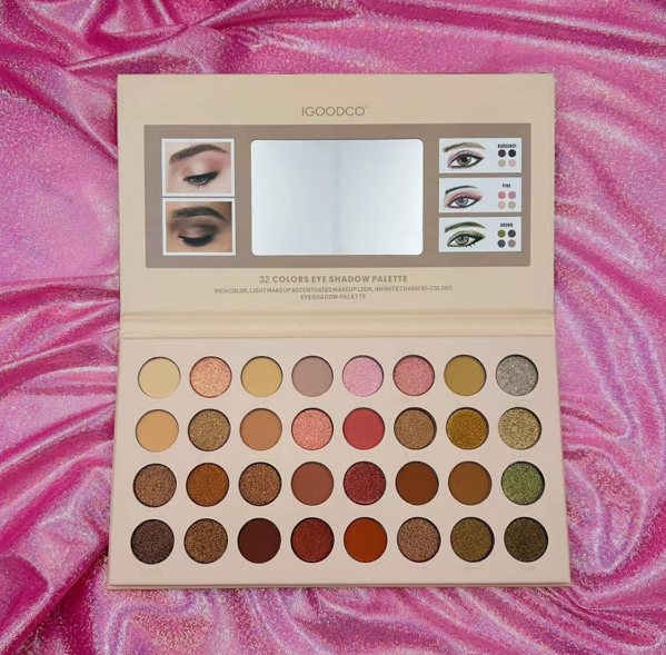 Paleta farduri pleoape 32 nuante
