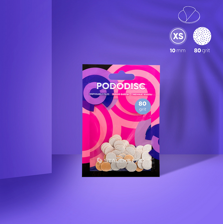 Rezerve pentru disc pedichiura Staleks Pro PDF-10-80w XS