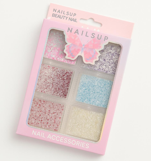 Set 6 fulgi sclipici NailSup
