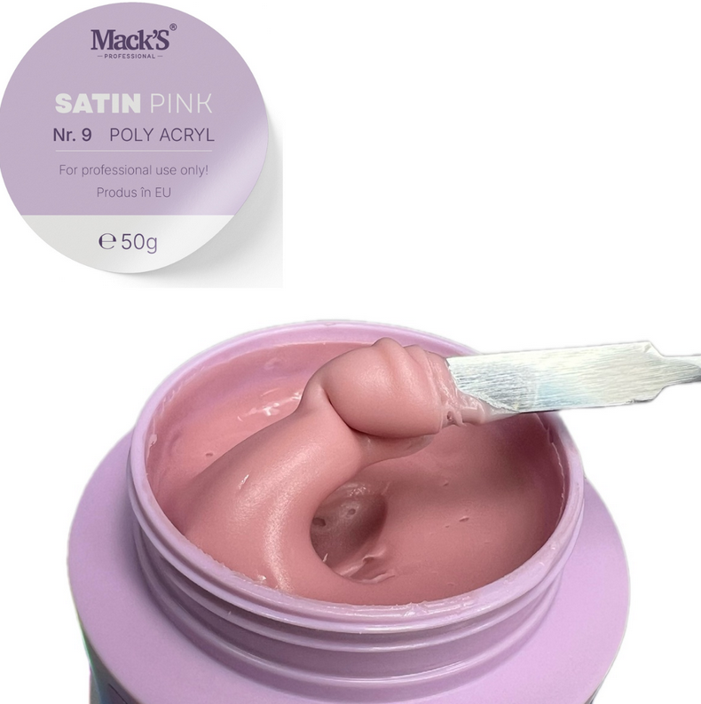 Satin Pink Polyacryl 50g Mack