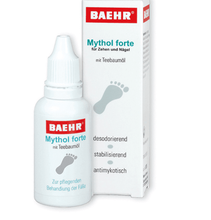 Baehr Lichid cu ulei de arbore de ceai (MYTHOL FORTE MIT TEEBAUMÖL), 30ml