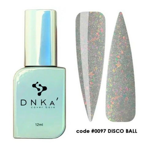 Resigilat RUBBER BASE FRENCH DNKa - 97 Disco Ball 12 ml