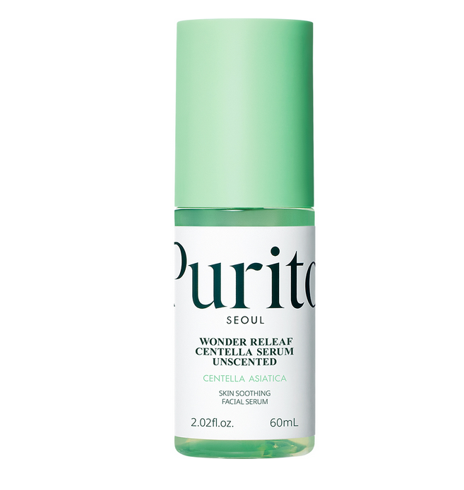 PURITO – Ser pentru față Wonder Releaf cu Centella, fără parfum – 60 ml