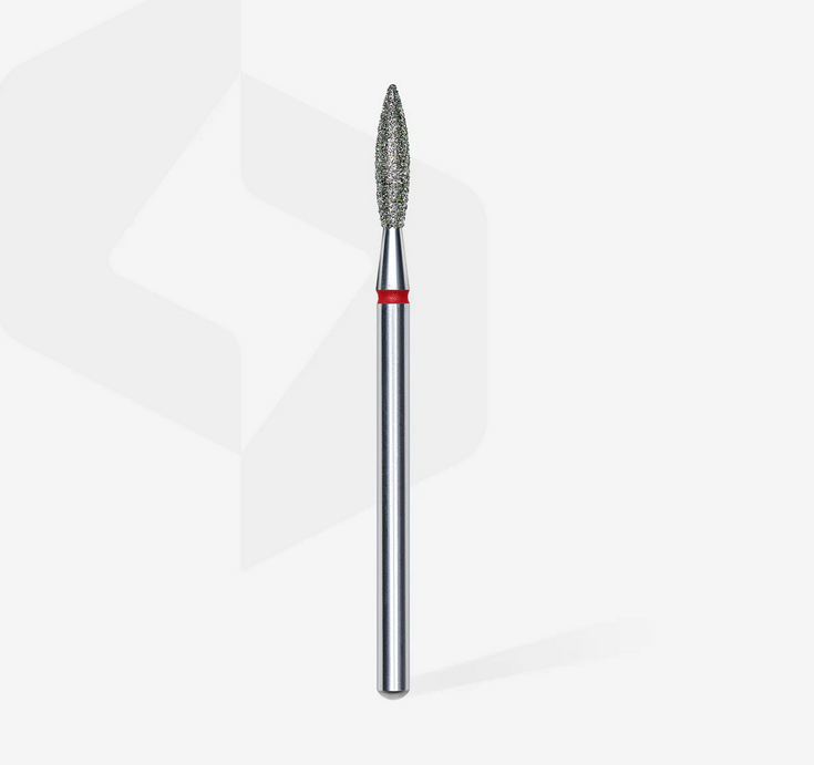 Capat Freza Diamant Pentru Unghii Flacara Rosie 2,3 mm FA10R023/10