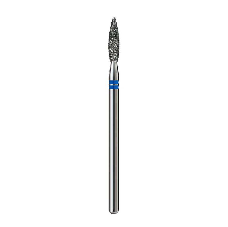 Capăt Freză Mack's Diamantat Flacără Albastru 2,3 mm D23 pentru Cuticule
