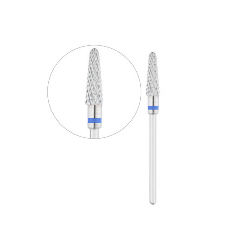 Capăt Freză Mack's Carbid Con Mediu Albastru Under Refill pentru Material Tehnic