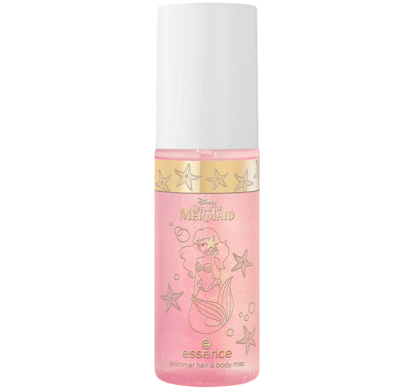 Essence Disney THE LITTLE MERMAID shimmer hair & body mist 01