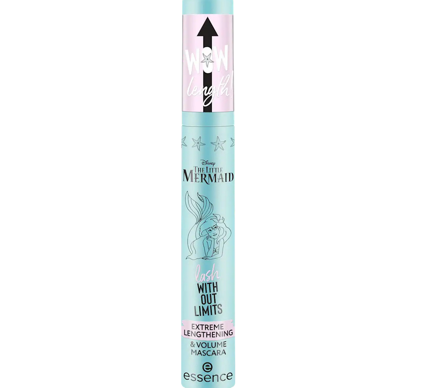 Essence Mascara Disney THE LITTLE MERMAID lash WITHOUT LIMITS EXTREME LENGTHENING & VOLUME