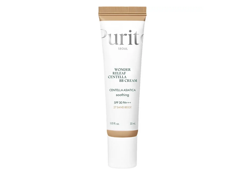 PURITO Wonder Releaf Centella BB Cream, 27 Sand Beige, 30 ml