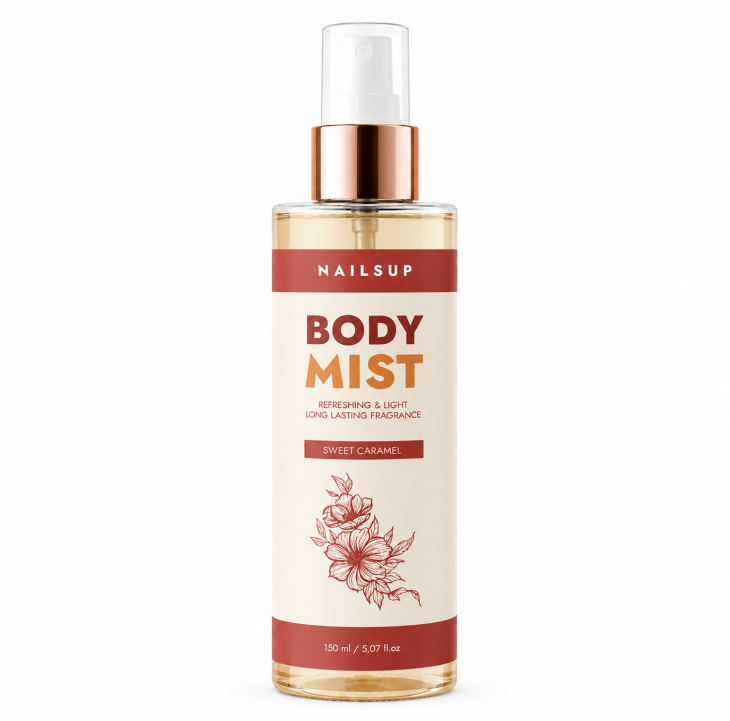 Spray de corp hidratant NAILSUP Sweet Caramel 150 ml