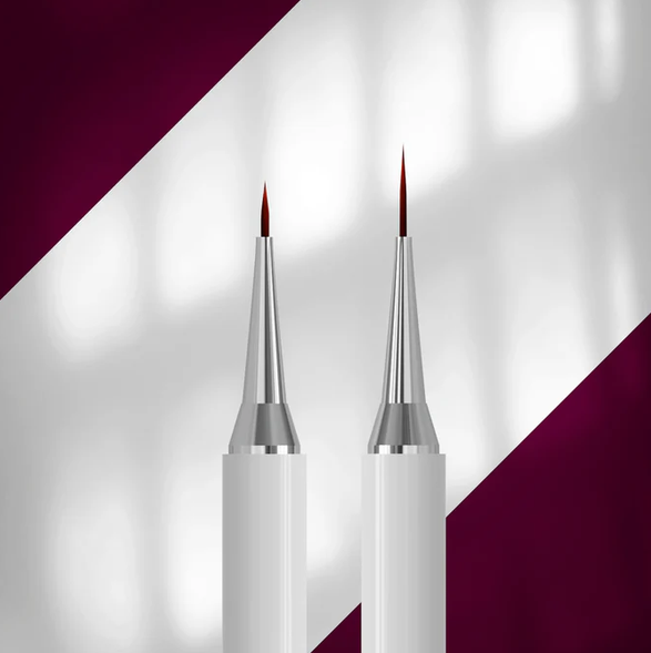 STALEKS EXCLUSIVE NBX-01/11 Pensulă dublă – liner 7 mm / pensulă pentru gel 12 mm