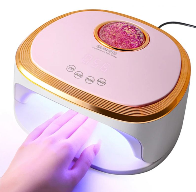 Resigilat Lampă UV/LED Profesională Sun G16 288W pentru Ojă Semipermanentă, Gel UV și Nail Art
