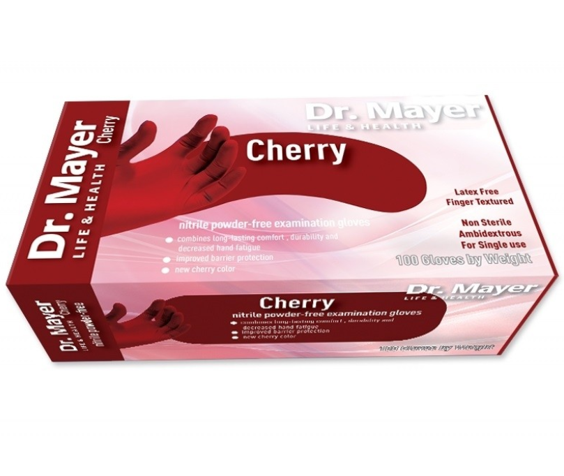 Resigilat Manusi Nitril Red Dr. Mayer - XS