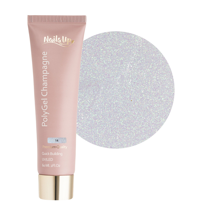 Resigilat Polygel NAILSUP Champagne 14 60ml