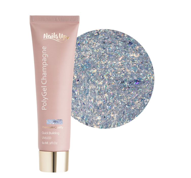 Resigilat Polygel NAILSUP Champagne 10 60ml