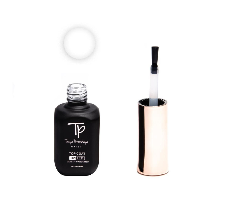 Resigilat Top No Wipe UV Unghii, TPNails 12 ml, transparent