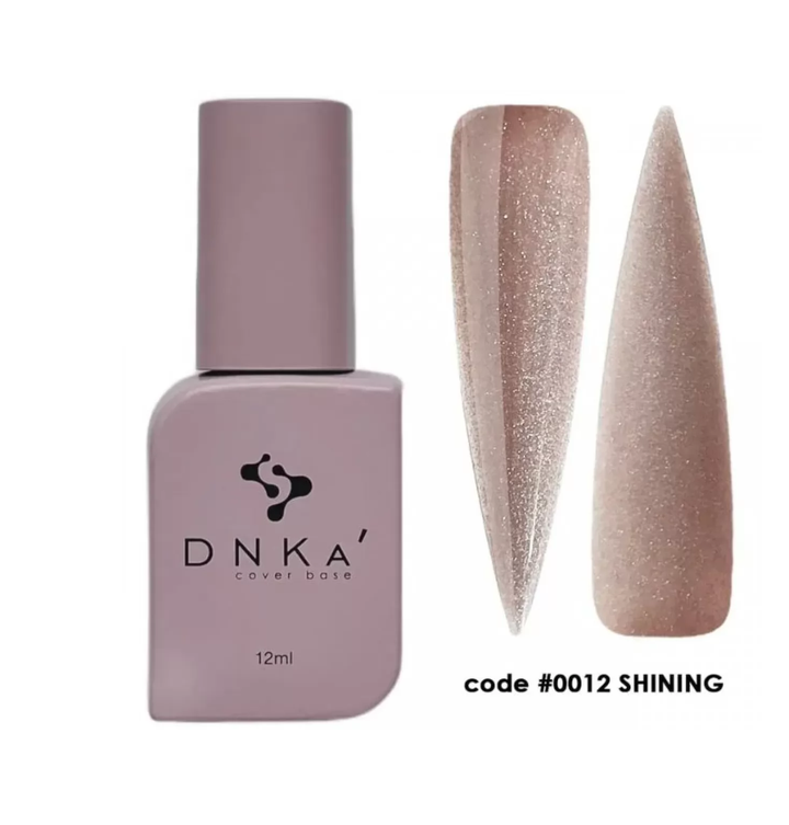 Resigilat RUBBER BASE FRENCH DNKa-  12 Shining 12 ml