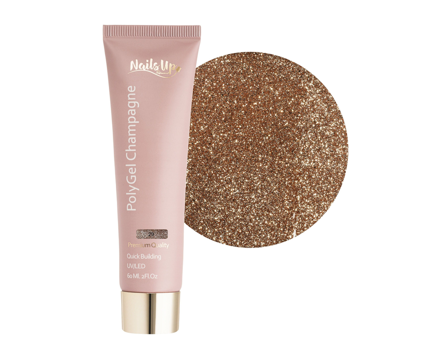 Resigilat Polygel NAILSUP Champagne 29 60ml