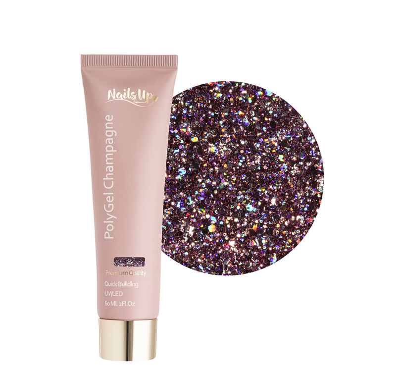 Resigilat Polygel NAILSUP Champagne 25 60ml