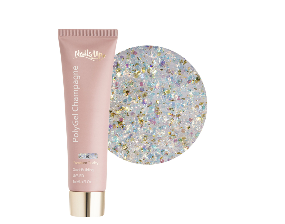 Resigilat Polygel NAILSUP Champagne 05 60ml