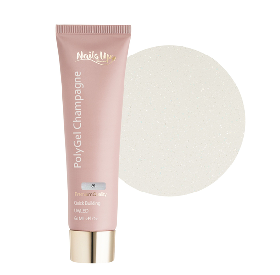 Resigilat Polygel NAILSUP Champagne 35 60ml