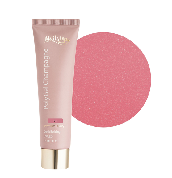 Resigilat Polygel NAILSUP Champagne 64 60ml