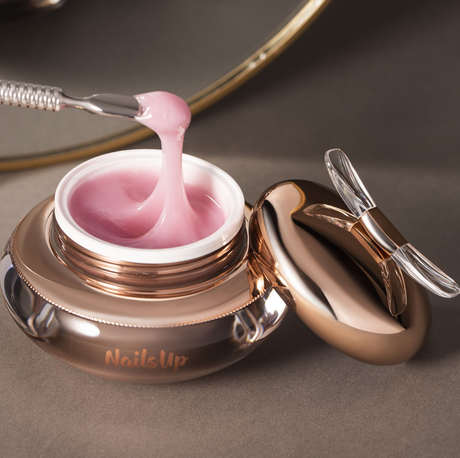 Resigilat Gel Uv Constructie Unghii NailsUp Gelly 50g, 05 Soft Pink