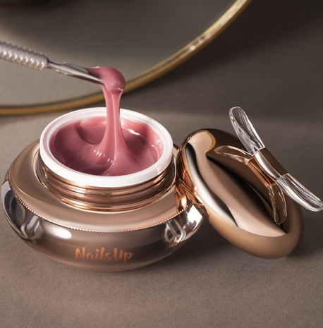 Resigilat Gel Uv Constructie Unghii NailsUp Gelly 50g, 07 Blush Pink