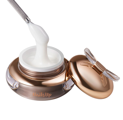 Resigilat Gel Uv Constructie unghii autonivelant NAILSUP B01 Milky White  50g