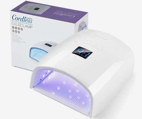 Resigilat Lampă UV/LED Reîncărcabilă Alba 66W pentru Ojă Semipermanentă, Gel UV și Nail Art