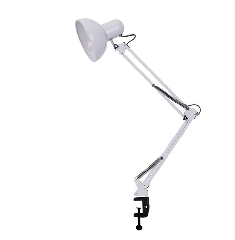 Resigilat Lampă Profesională NAILSUP pentru Masă Manichiură și Birou, Braț Reglabil, Rotire 360° , alba