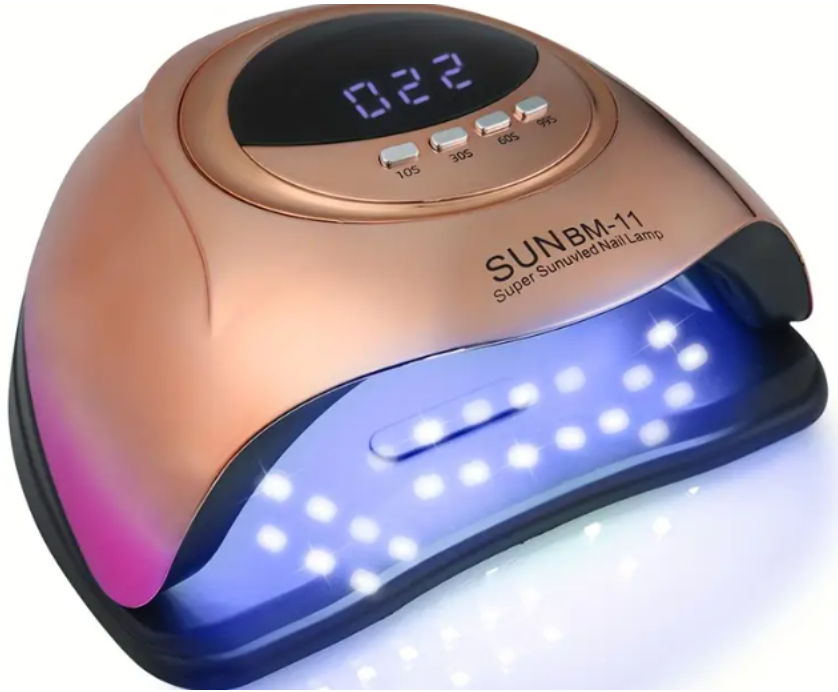 Resigilat Lampă UV/LED Profesională Sun BM-11 2 în 1 Auriu pentru Manichiură, Ojă Semipermanentă și Gel UV