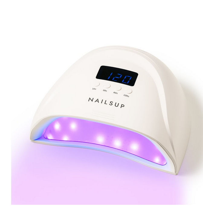 Resigilat Lampă UV/LED Profesională NAILSUP 48W cu Suprafață de Oglindă pentru Manichiură, Gel UV și Ojă Semipermanentă