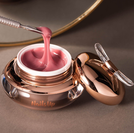 Resigilat Gel Uv Constructie Unghii NailsUp Gelly 15g, 07 Blush Pink