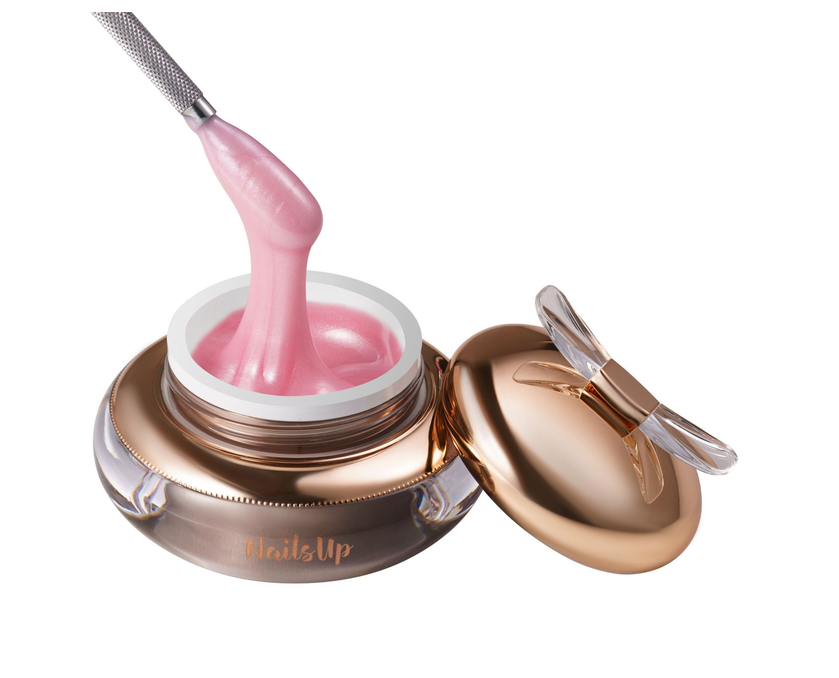 Resigilat Gel Uv Constructie unghii autonivelant NAILSUP B18 Pearly Rose 50 g