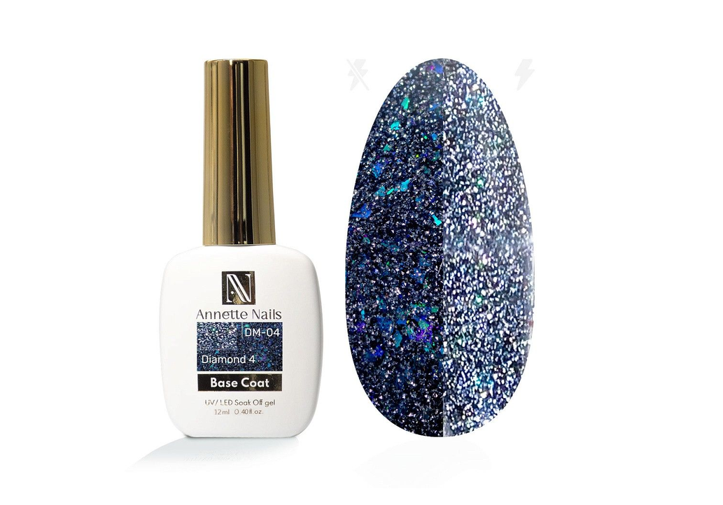 Resigilat Rubber Base Annette Nails Diamond 4 DM-04 15ml
