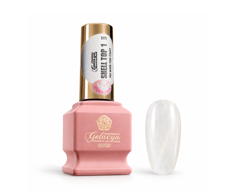 Resigilat TOP COAT GELAXYO HEMA FREE SHELL 01 - 7ml