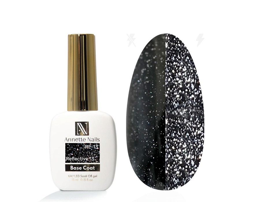 Resigilate Rubber Base Annette Nails Reflective 13 RE-13 15ml